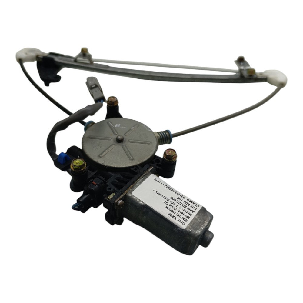Motor Máquina Vidro Traseiro Esquerdo Honda Civic G7 01 02 3 5