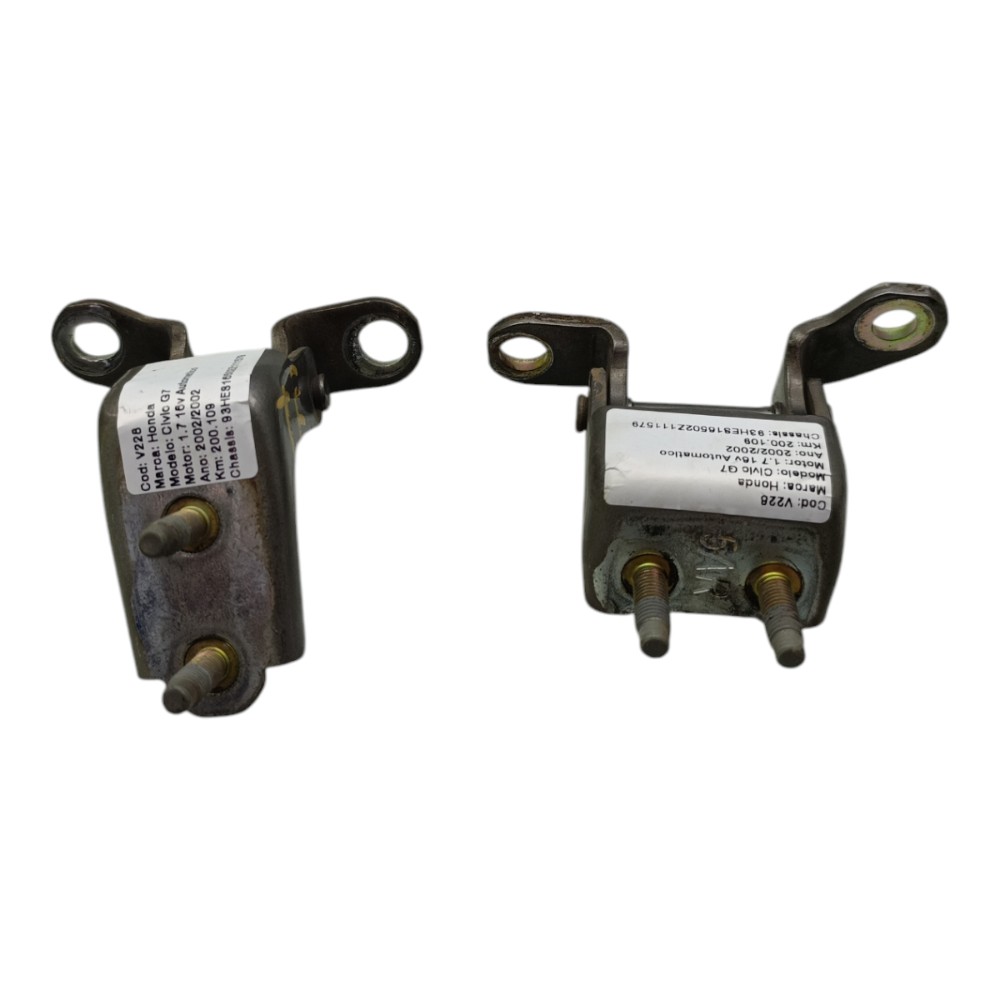 Par Dobradiça Porta Traseira Esquerda Honda Civic G7 2001 02 7