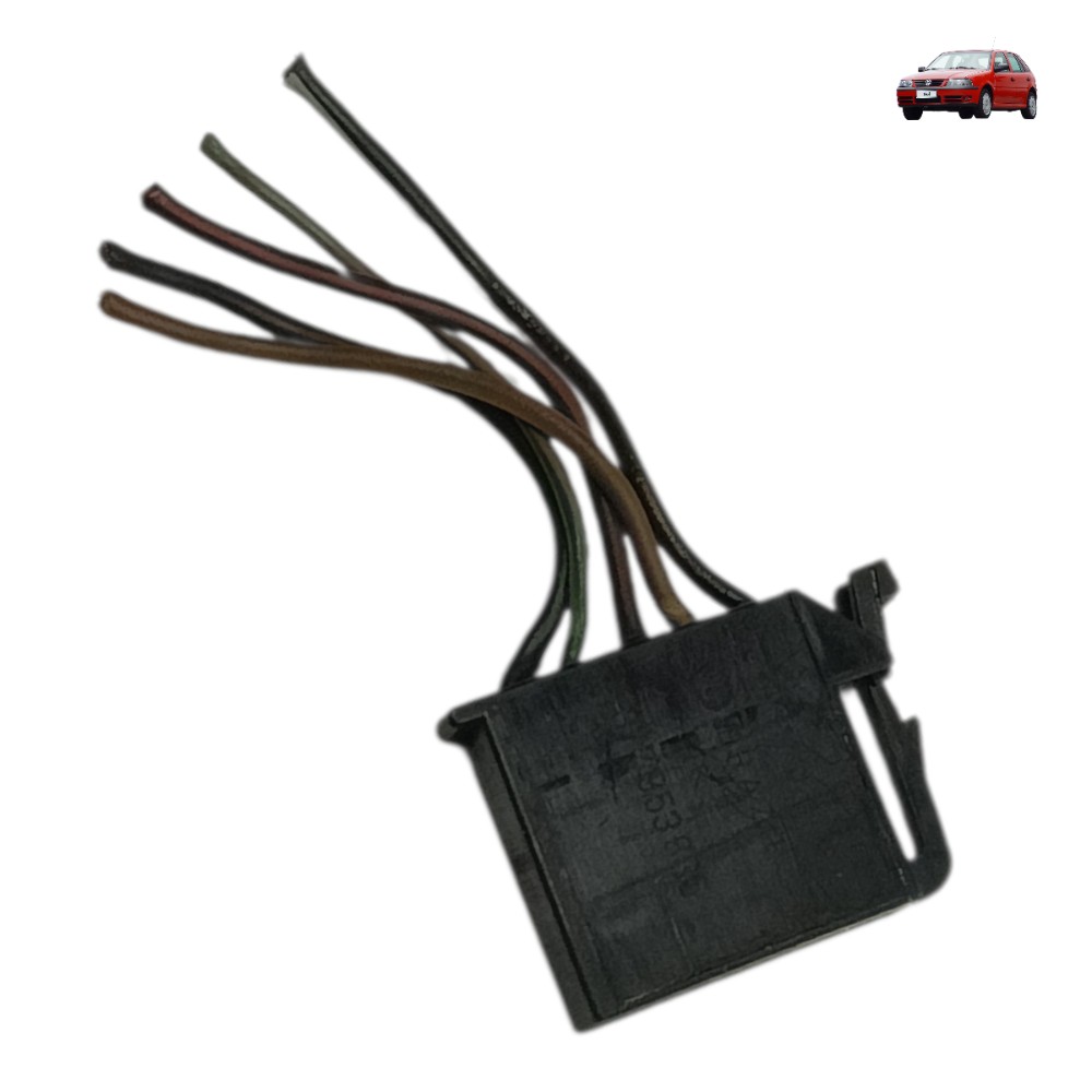 Plug conector soquete lanterna traseira vw gol g3 2000 2001 1