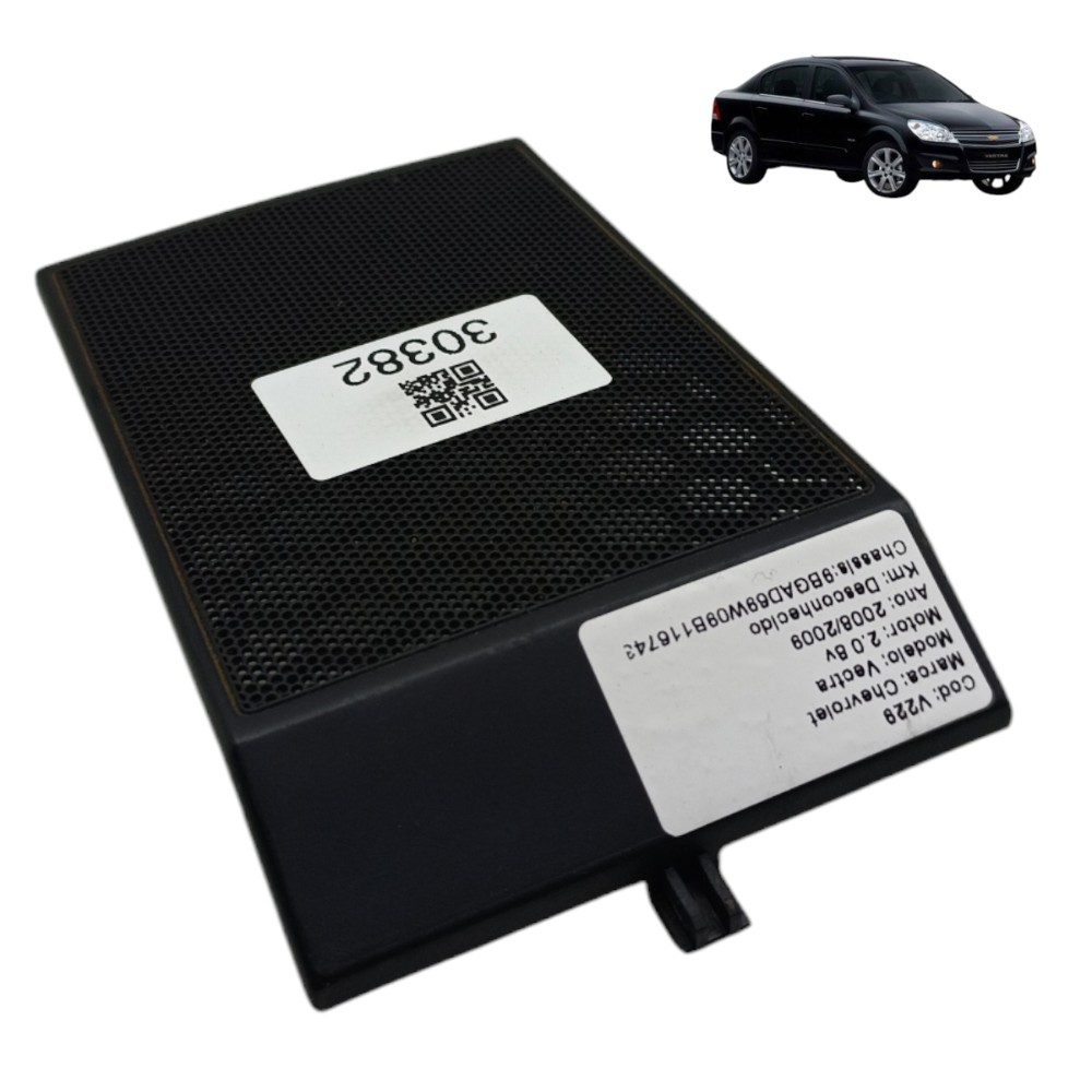 Tela Grade Alto Falante Painel Gm Vectra 2007 2008 2009 2010 Preto 1