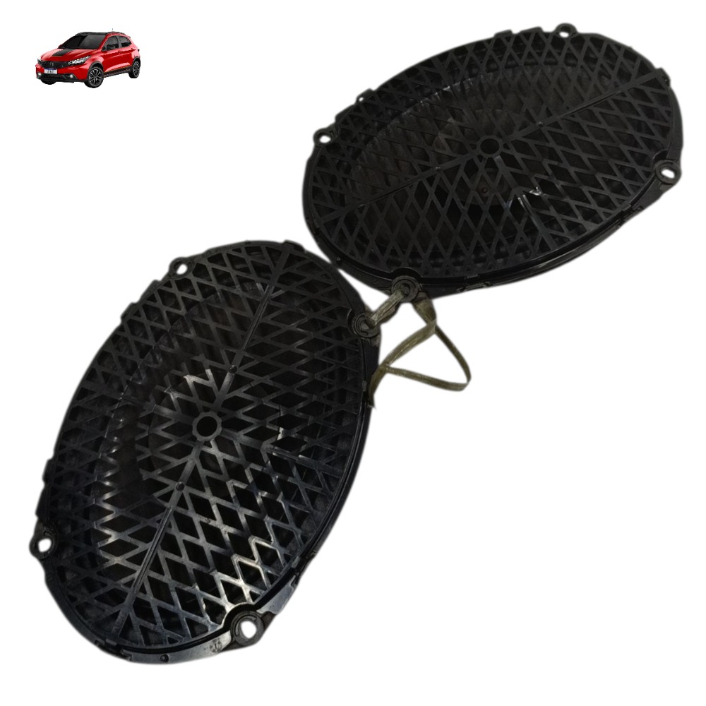 Par Alto Falante Porta Dianteira Fiat Argo 2022 2021 2020 19 Preto 1