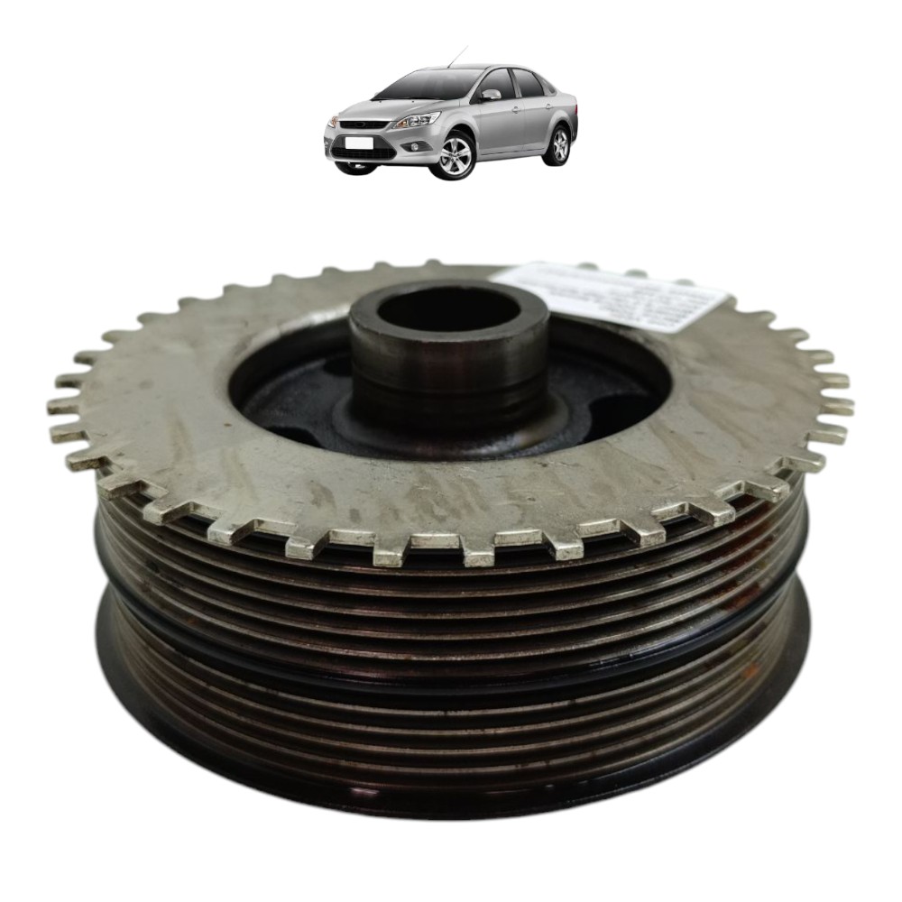 Polia Virabrequim Ford Focus 2.0 16v 09 2010 2011 2012 2013 1