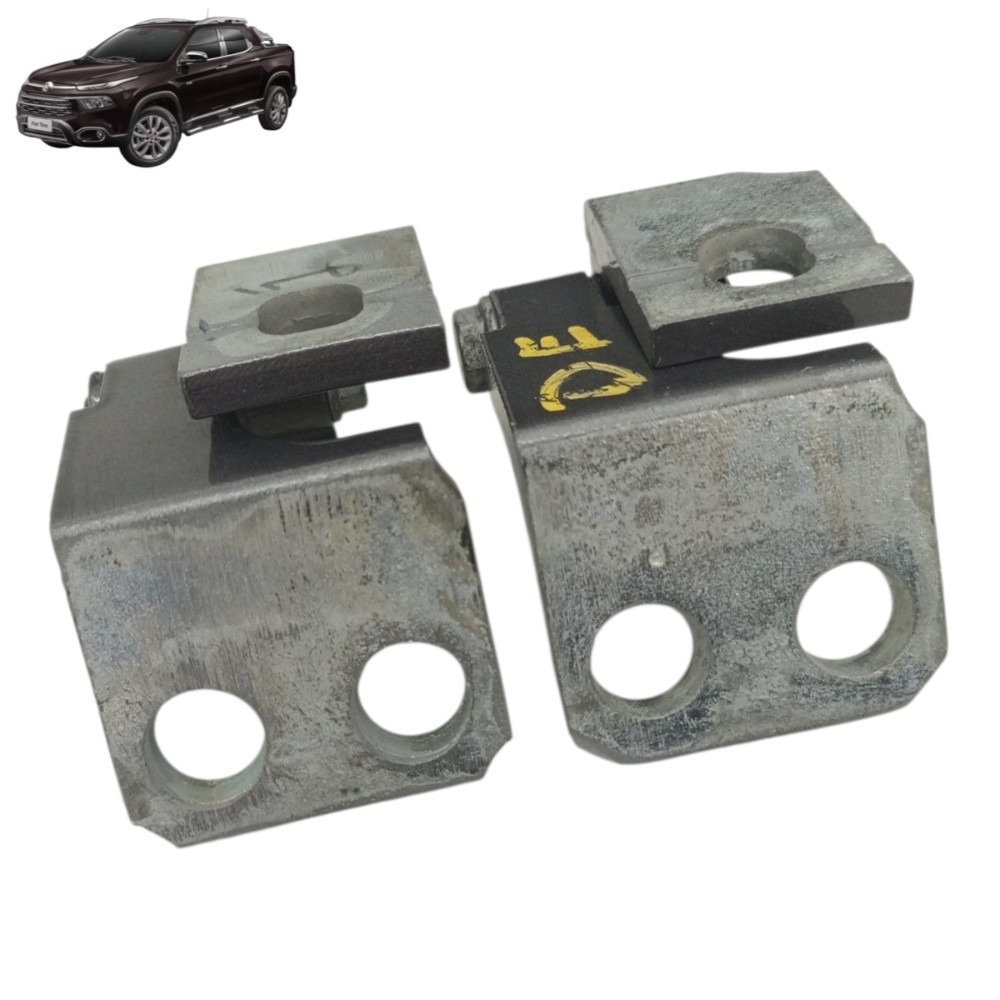 Par dobradiça porta dianteira esquerda fiat toro 2021 2020