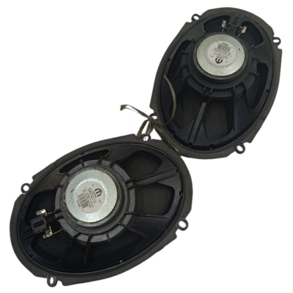 Par Alto Falante Porta Fiat Toro 2021 2020 2019 2018 2017 16 Preto 3