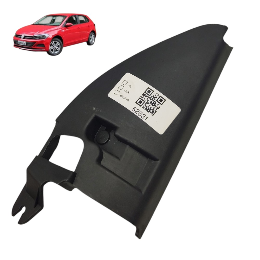 Acabamento interno retrovisor direito VW Polo 2019 2020 2021 1