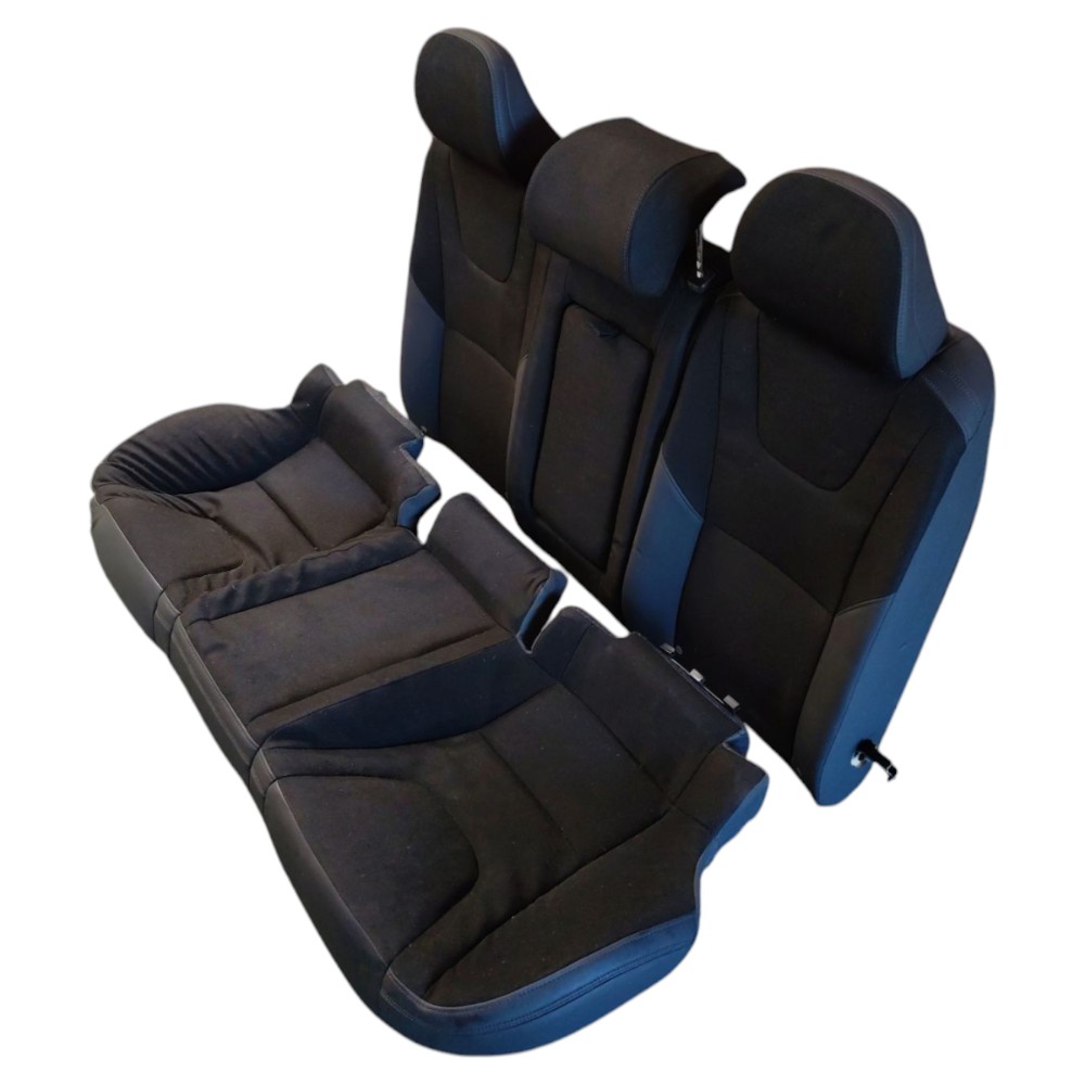 Jogo Banco Tecido Volvo S60 T4 2011 2012 2013 2014 Preto 8