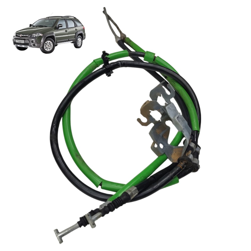 Par Cabo aço freio mão Fiat Palio Adventure 2009 2010 2011