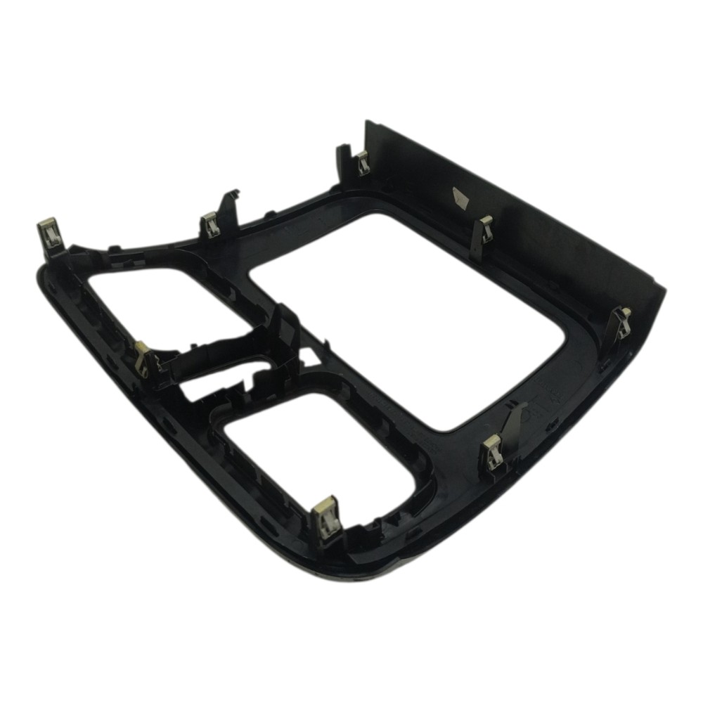 Moldura Central Painel Renault Sandero 2016 2017 2018 2019 Preto Moldado 4