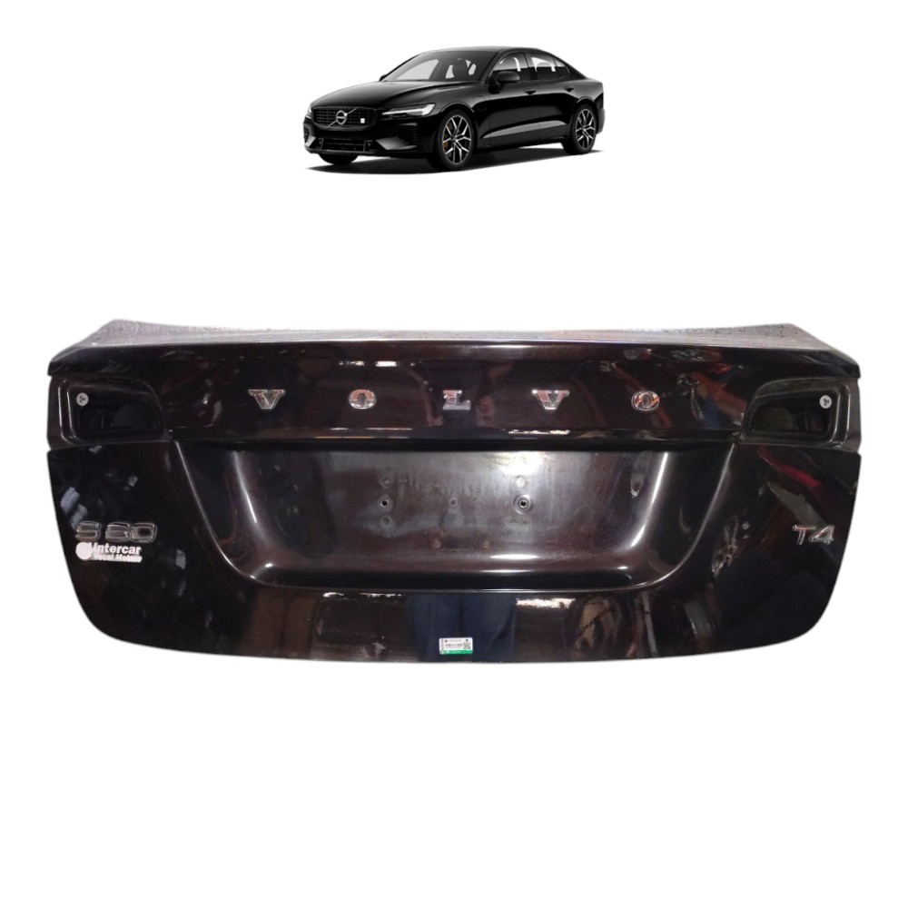 Tampa Traseira Volvo S60 T4 2010 2011 2012 2013  Preto 1