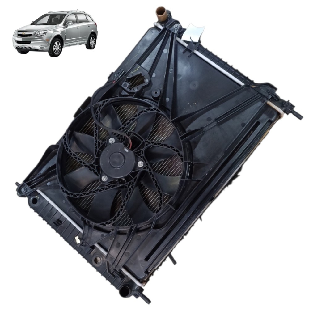 Kit Radiador Condensador Ventoinha Gm Captiva 2.4 2011 2012