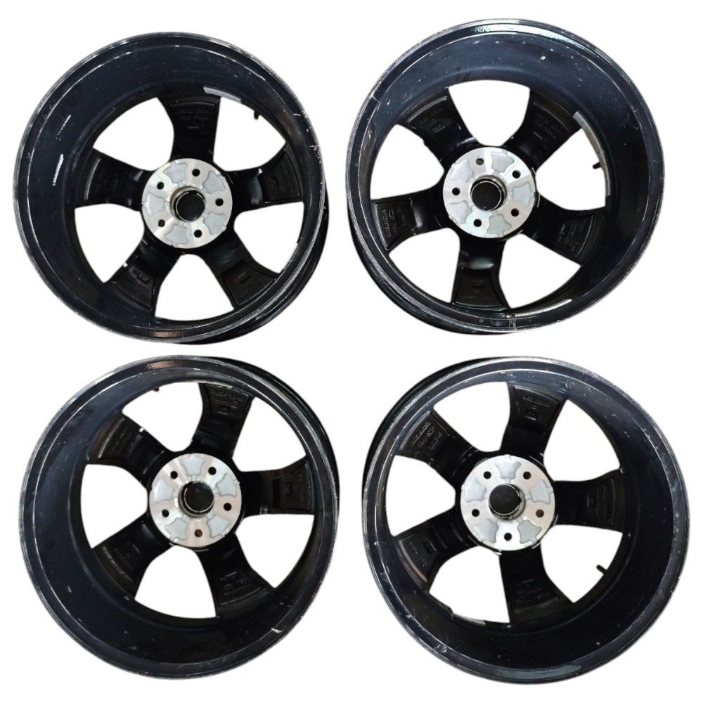 Jogo Roda Aro 17 5×108 Chery Tiggo 5x 2025 2024 Detalhes – Preto Diamantado 10