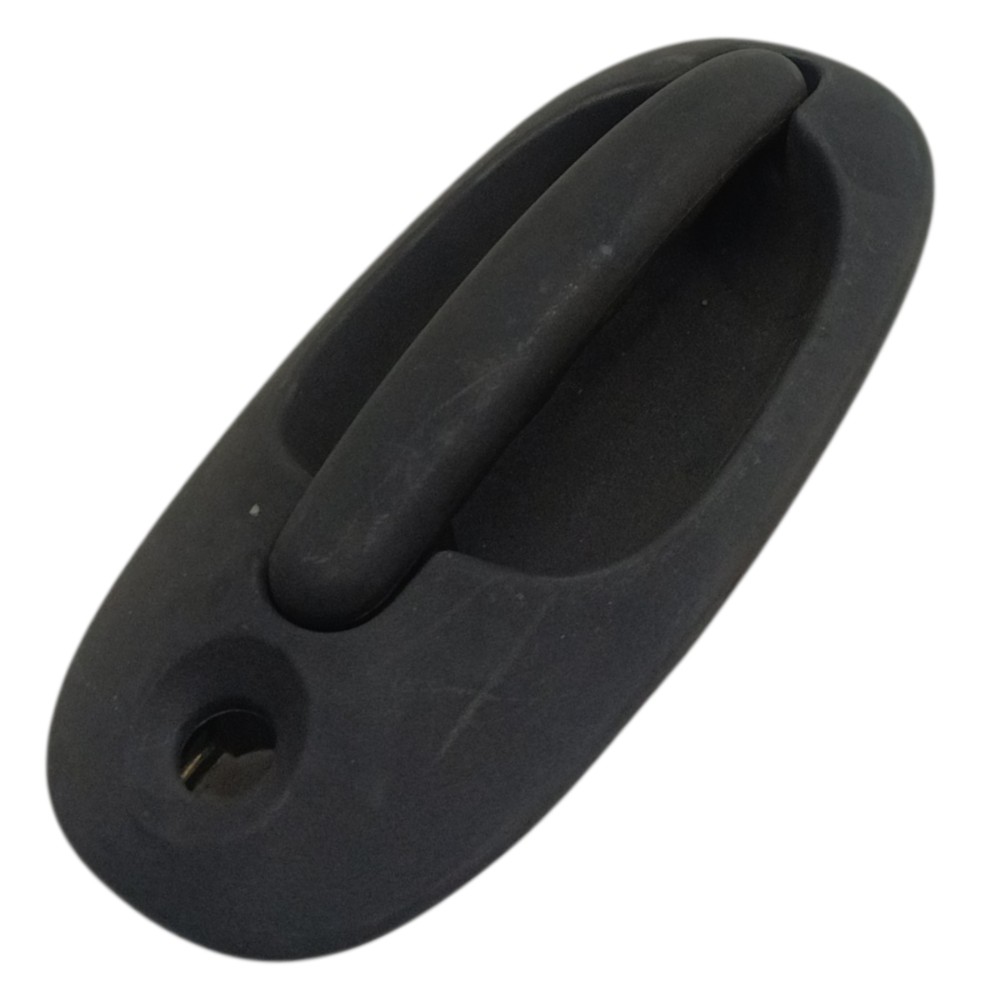 Maçaneta Externa Dianteira Direita Chrysler Caravan 2000 99 Preto Dianteira 2