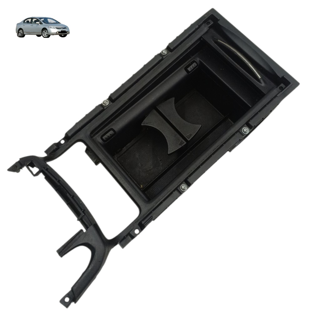 Porta Copos Objetos Console Honda Civic G8 2007 2008 2009 10 Preto 1