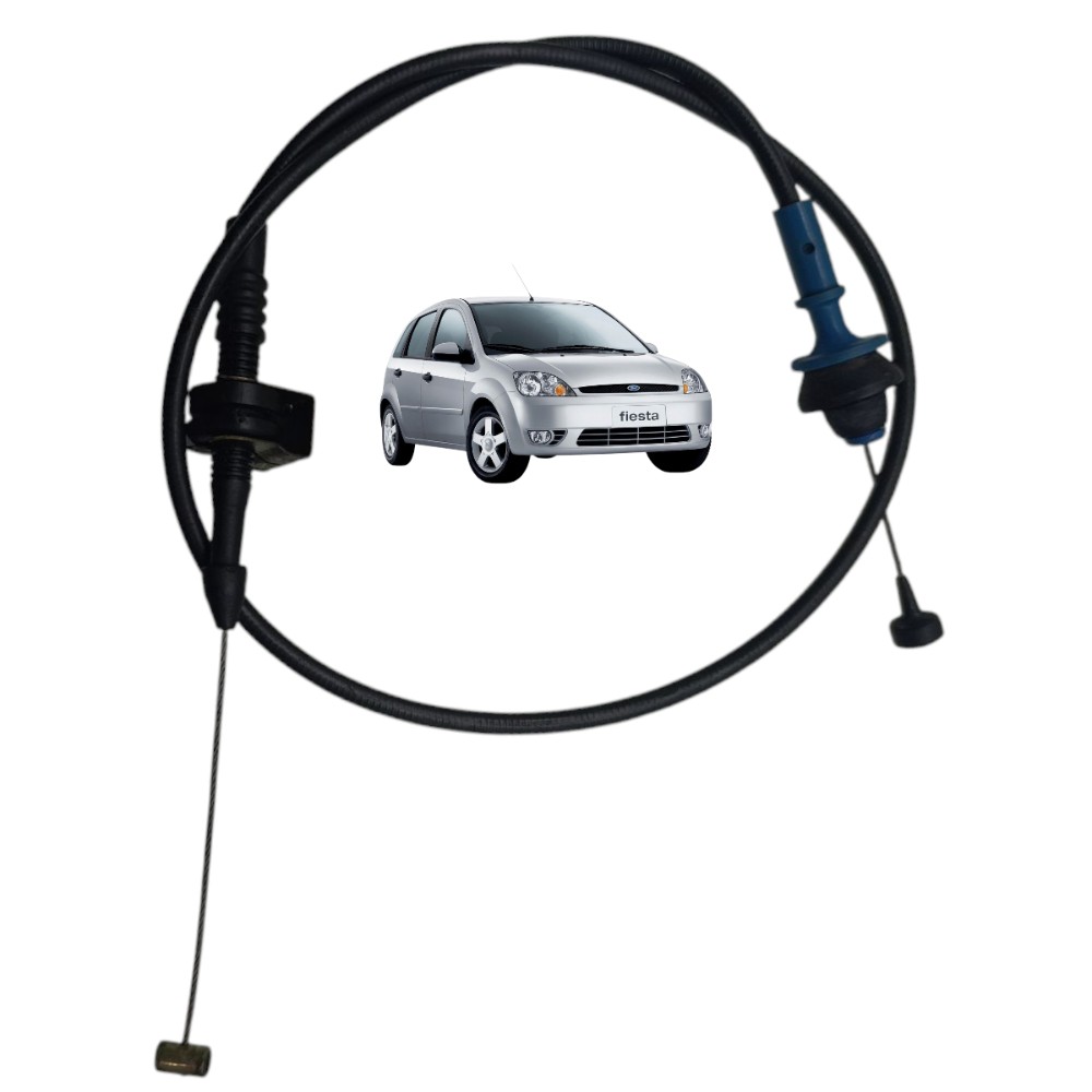 Cabo Aço Acelerador Ford Fiesta 1.0 Zetec Rocam 2003 2004 05 1