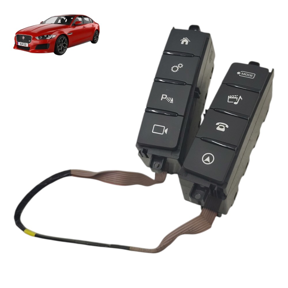 Comando botão multimídia Jaguar xe 2019 2018 2017 2016 1