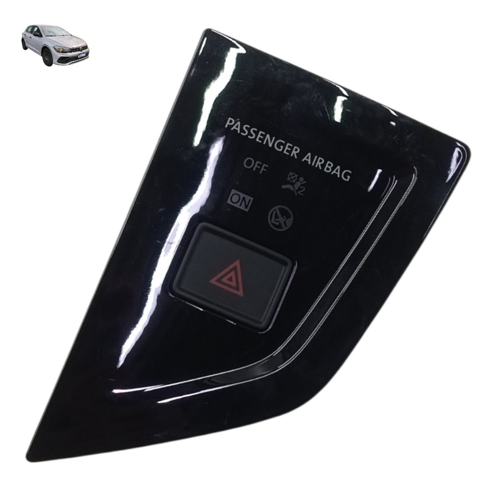 Botão Pisca Alerta Vw Polo 2026 2025 2024 2023 2022 Preto