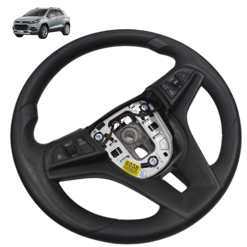 Volante direção com comandos GM Tracker Lt 2016 2017 2018 19