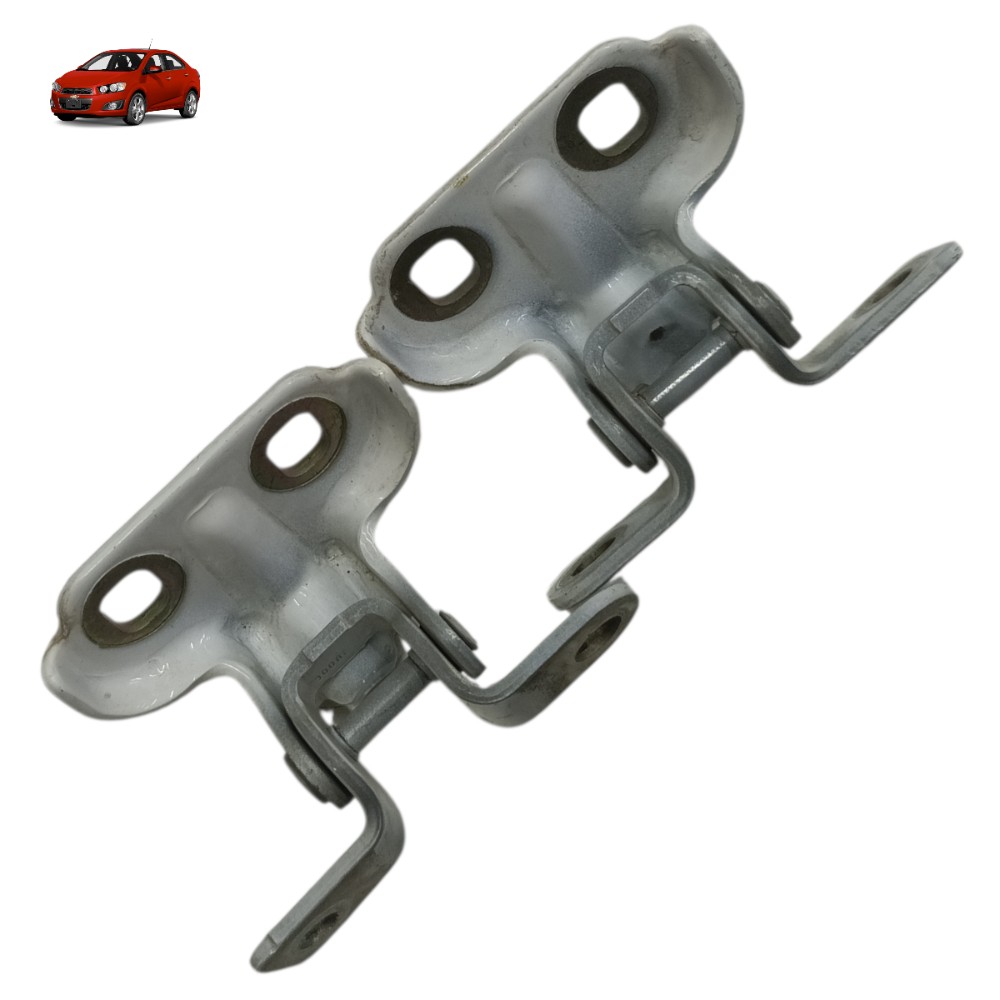 Par dobradiça porta traseira direita GM Sonic 2014 2013 2012 1