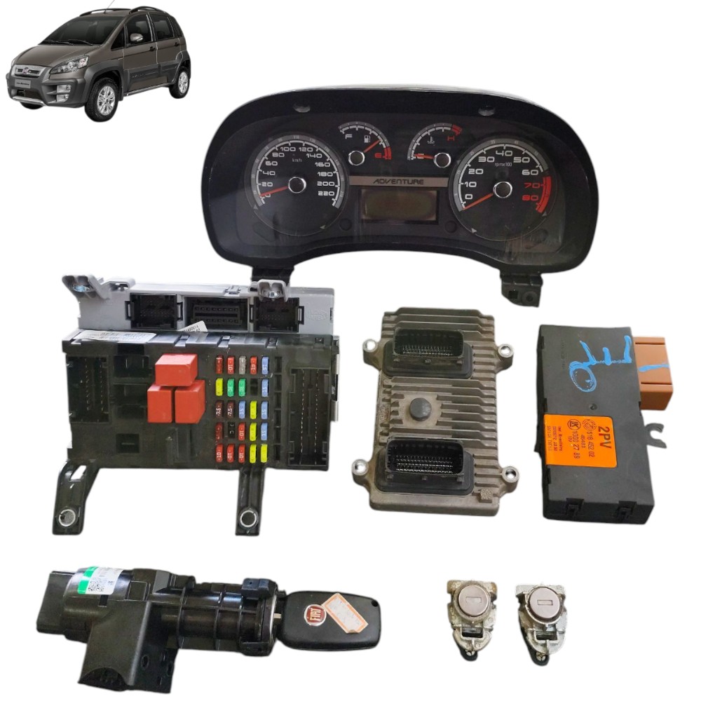 Kit code modulo injeção Fiat Idea adventure 1.8 dualogic 13 1