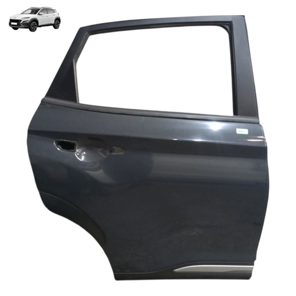 Porta Traseira Direita Hyundai Kona 2023 2024 Traseira Direito Cinza