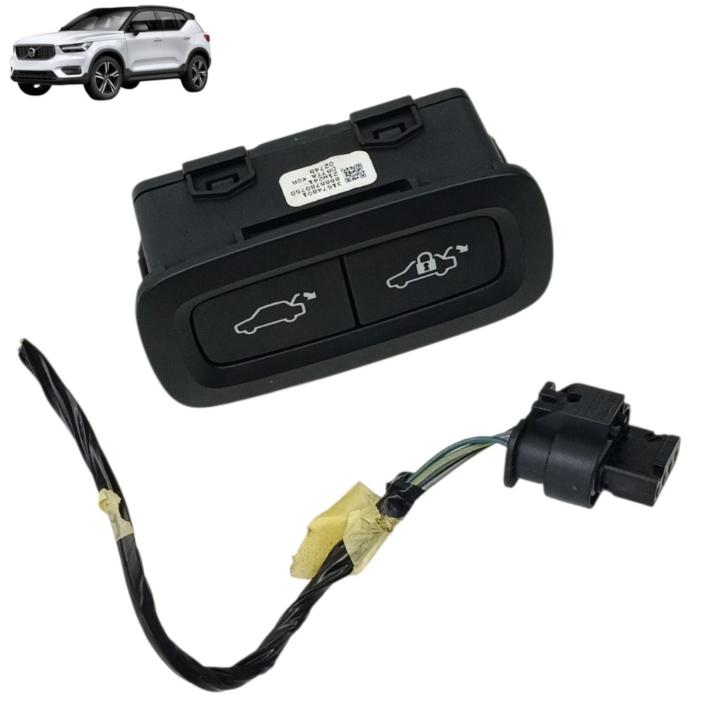 Botão porta malas volvo xc40 t5 híbrido 2022 2021 2020