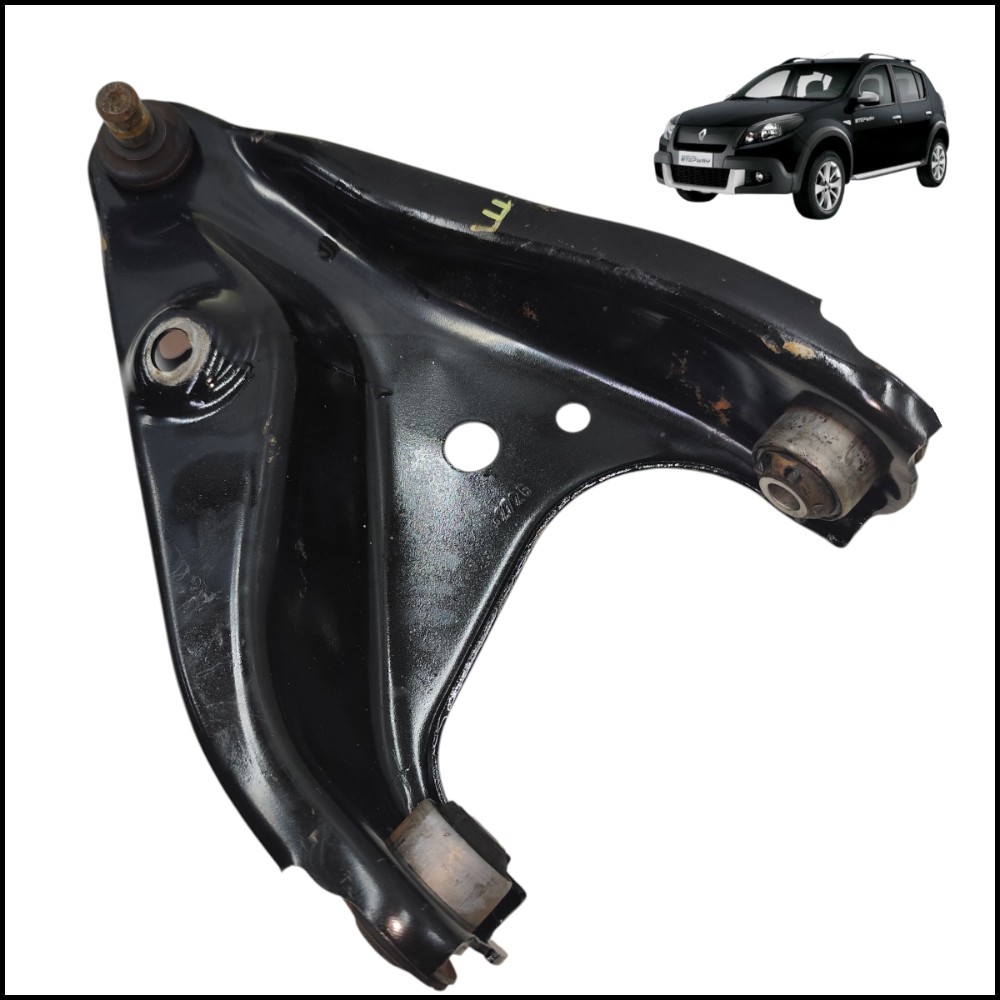 Bandeja dianteira esquerda Renault Sandero 2014 2013 2012 11