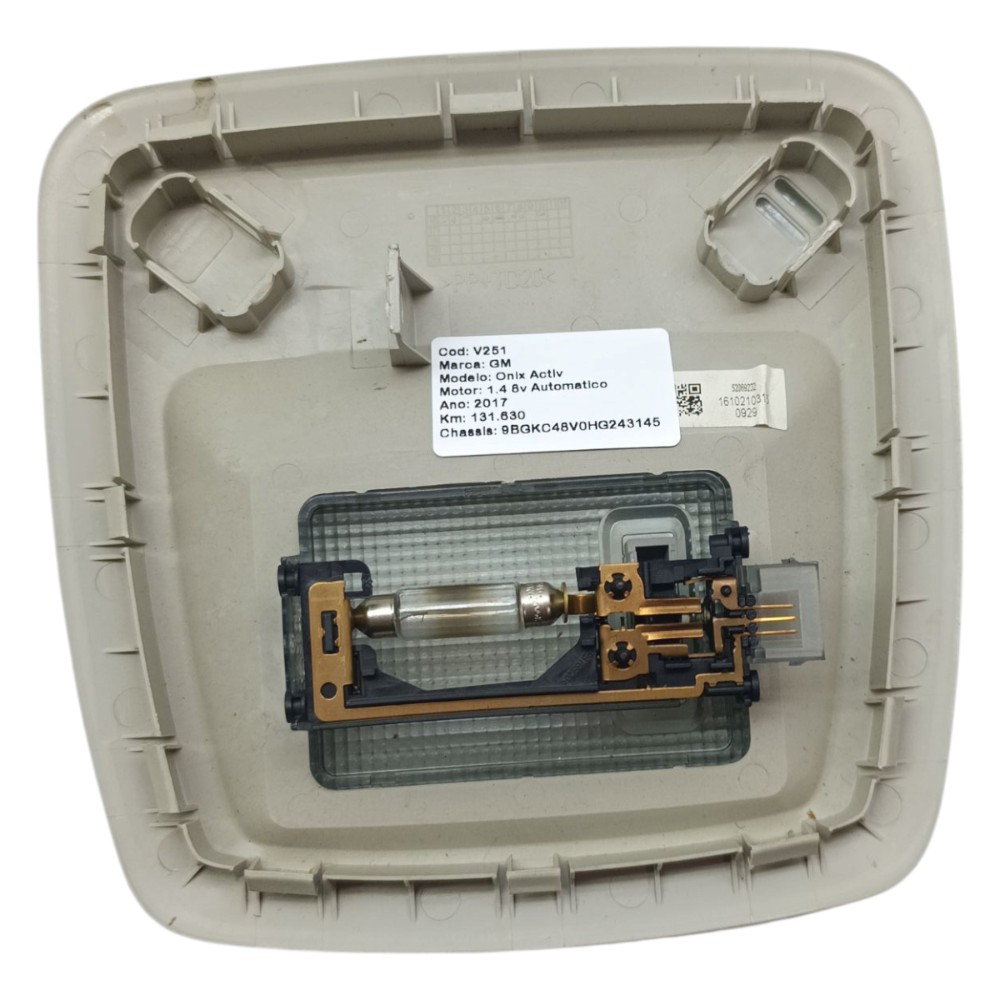 Luz Teto Cortesia Gm Onix Prisma 2016 2017 2018 2019 3