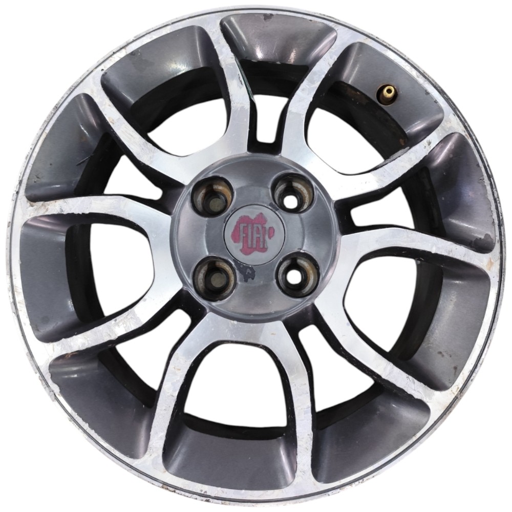 Jogo Roda Aro 15 4×98 Fiat Uno Sporting Palio Mobi Reformar Grafite 4