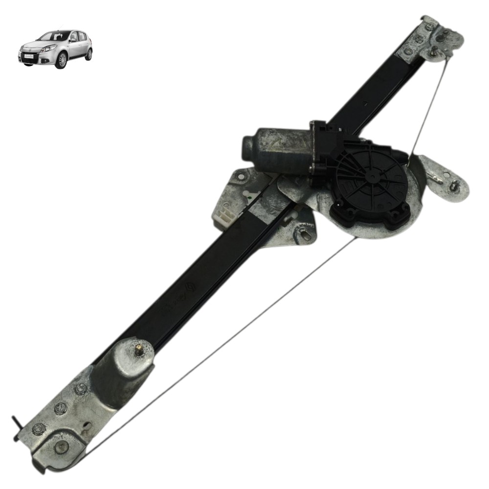 Motor máquina vidro dianteiro direito Renault Sandero 2013 1