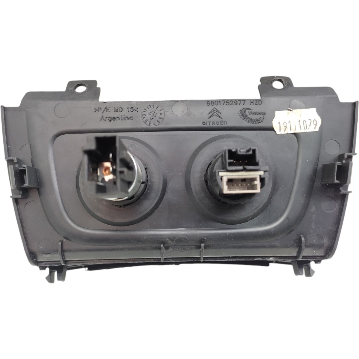 Entrada Usb Tomada 12v Console Citroen C4 Lounge 2015 2016 3