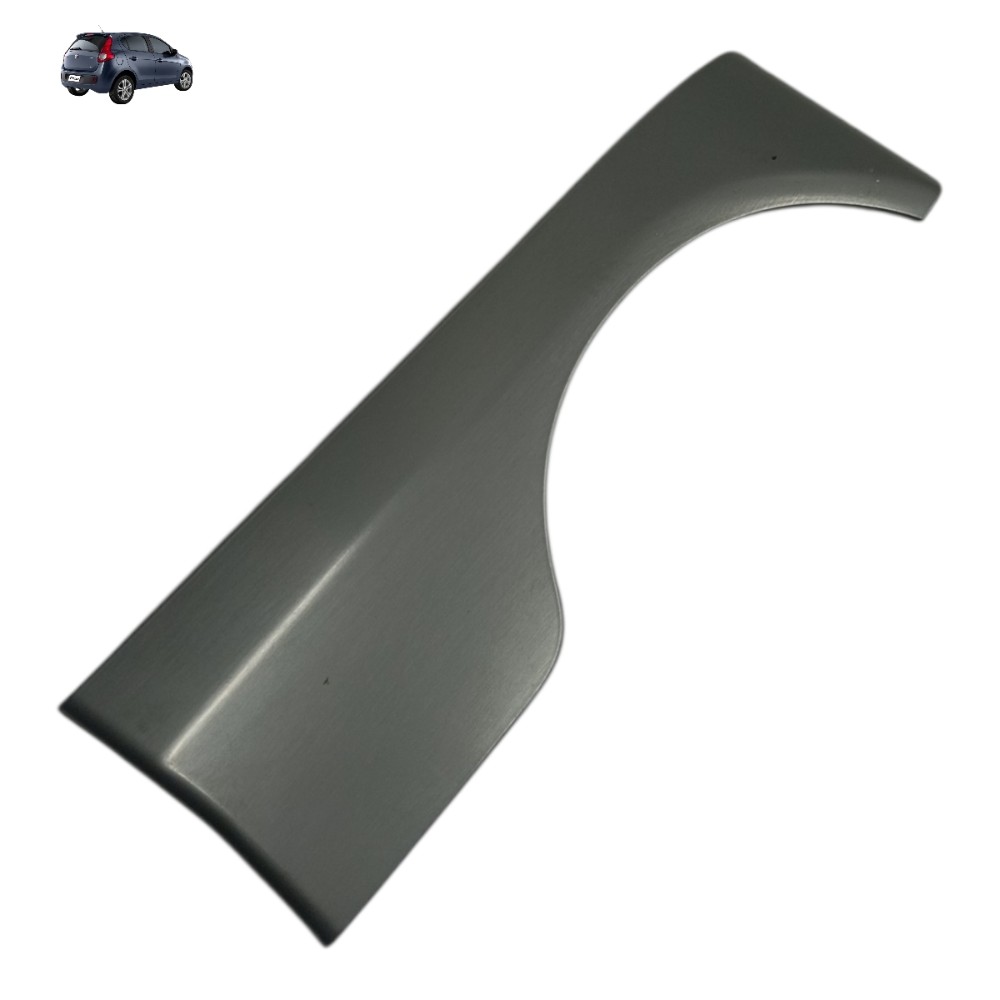 Moldura Acabamento Painel Fiat Palio Attractive 2013 2014 Cinza Moldado