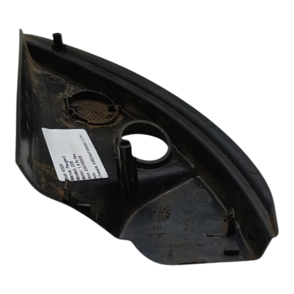 Acabamento Interno Retrovisor Direito Peugeot 206 207 2008 3