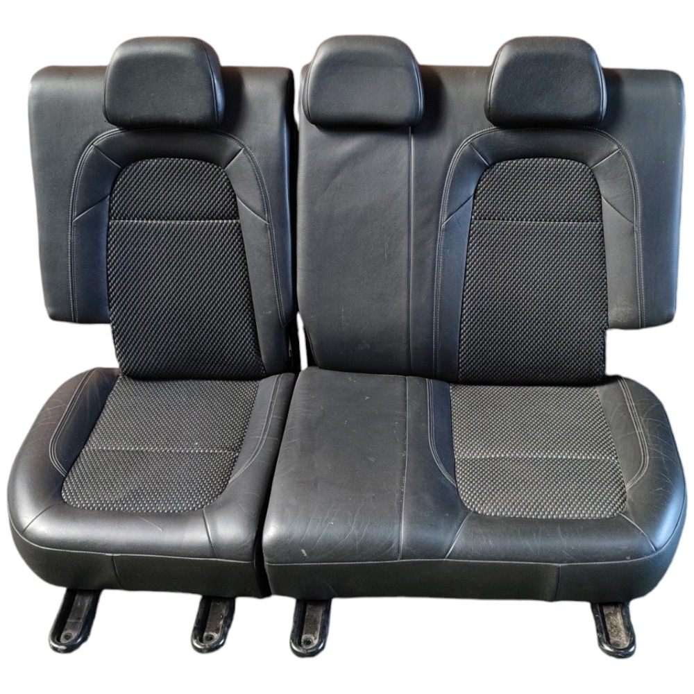 Jogo Banco Tecido Couro Citroen Aircross 2011 2012 2013 2014 Cinza Escuro quase Preto 7