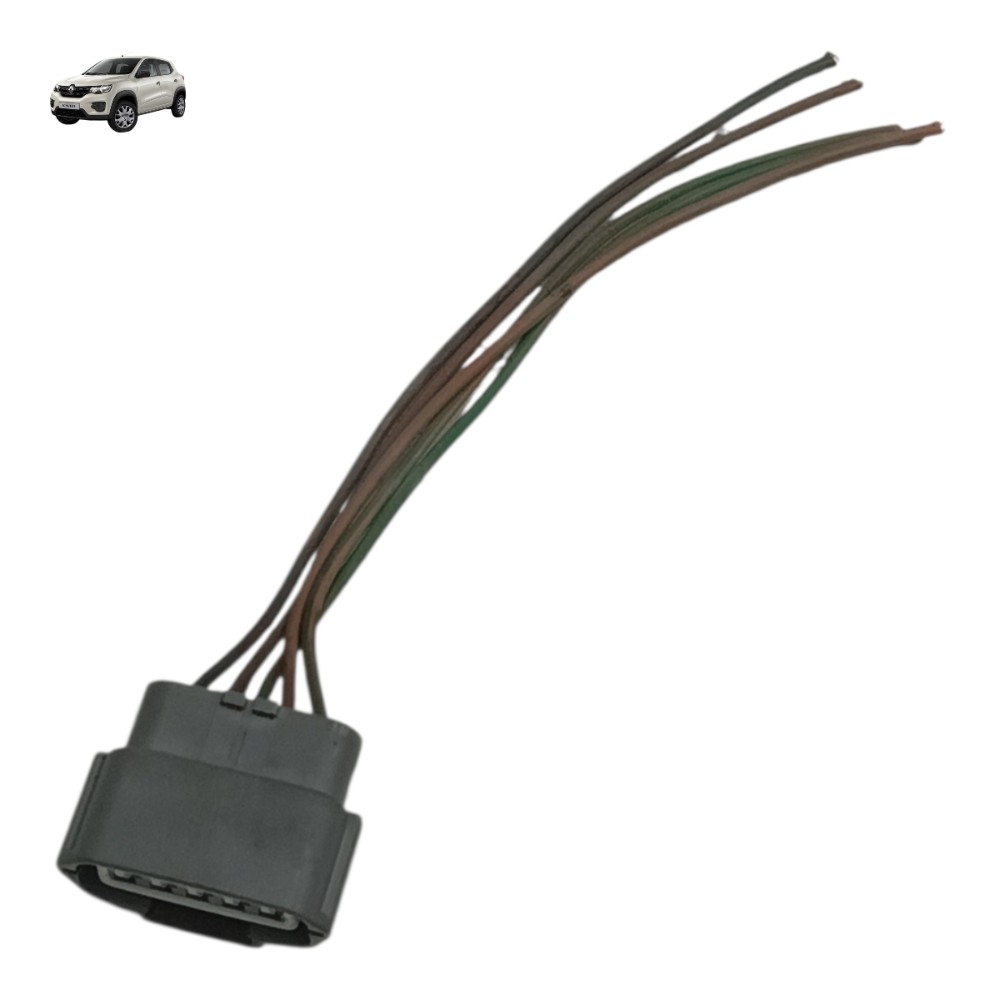 Plug Conector Limpador Tampa Traseira Renault Kwid 2017 2018