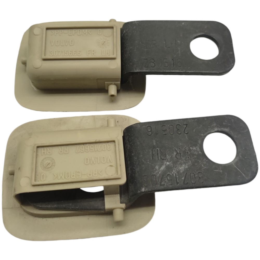 Par Suporte Fixação Cobertura Teto Volvo Xc60 2015 2016 2017 3