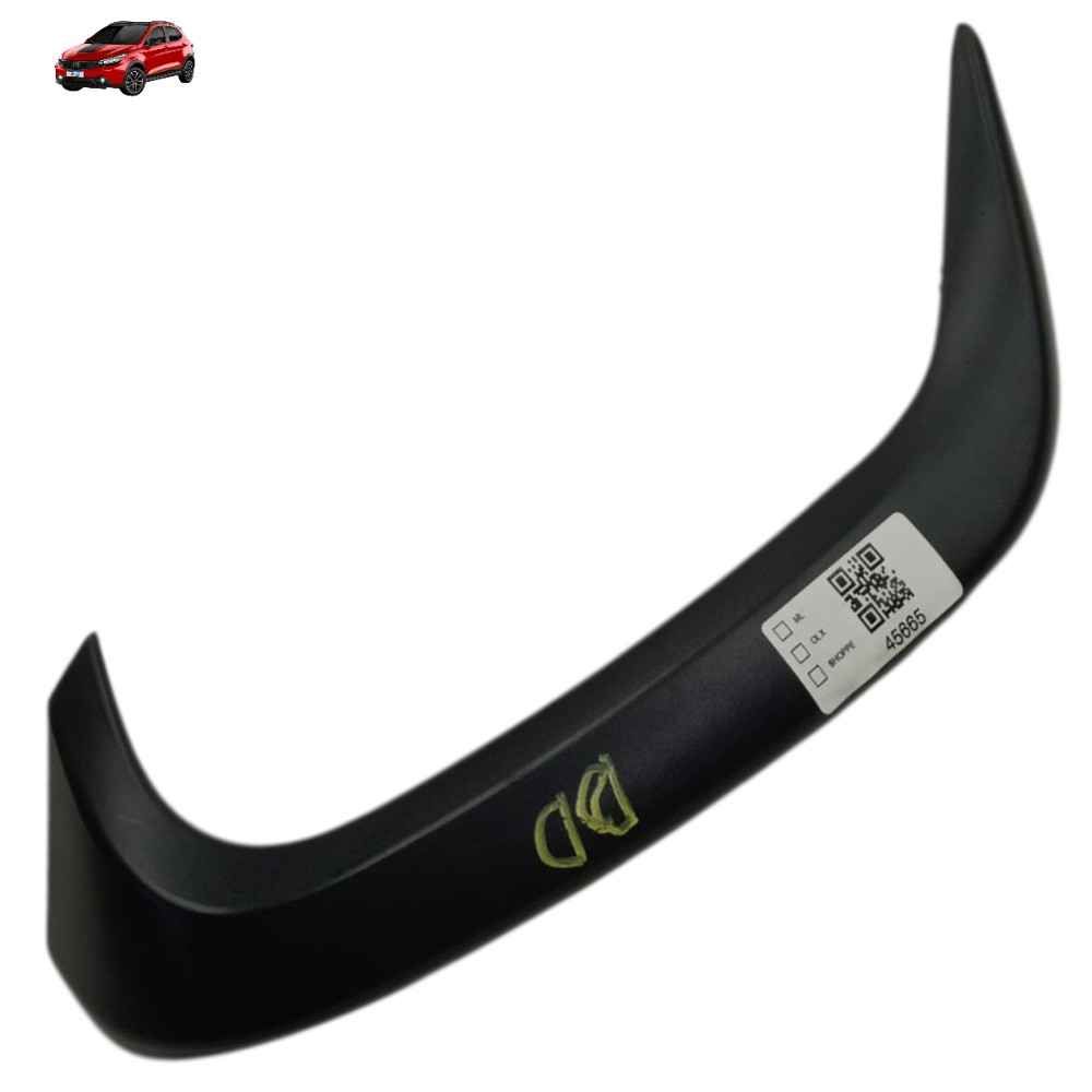 Moldura Puxador Porta Dianteira Direita Fiat Argo 2020 2021 Preto 1