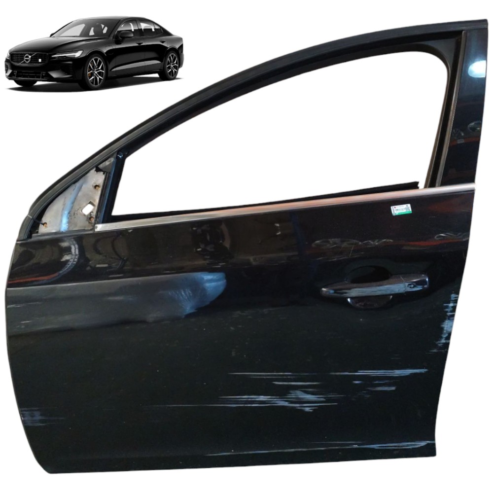 Porta Dianteira Esquerda Volvo S60 T4 2011 2012 13 Blindado Dianteira Esquerdo Preto 1