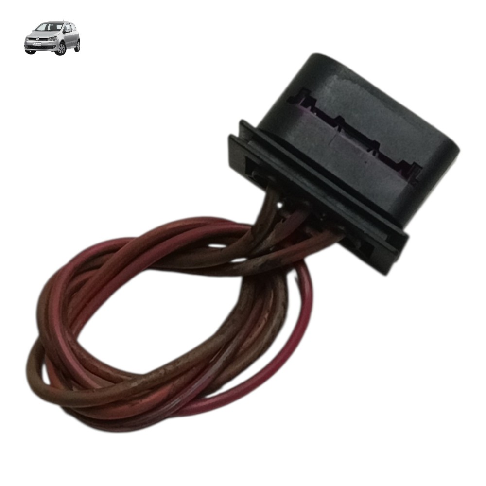 Plug Conector Resistência Ventoinha Vw Fox 2014 2013