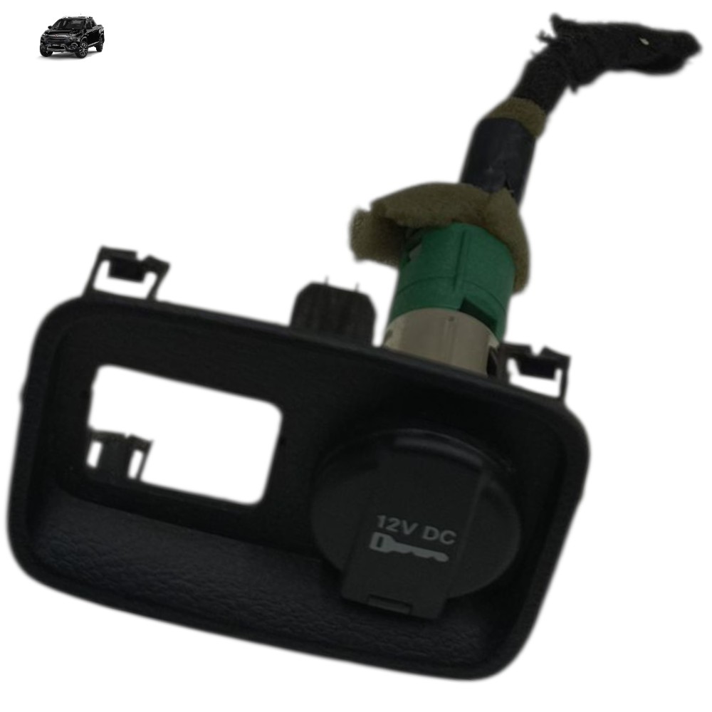 Tomada 12v Traseira Console Fiat Toro 2018 2019 2020 2021 2