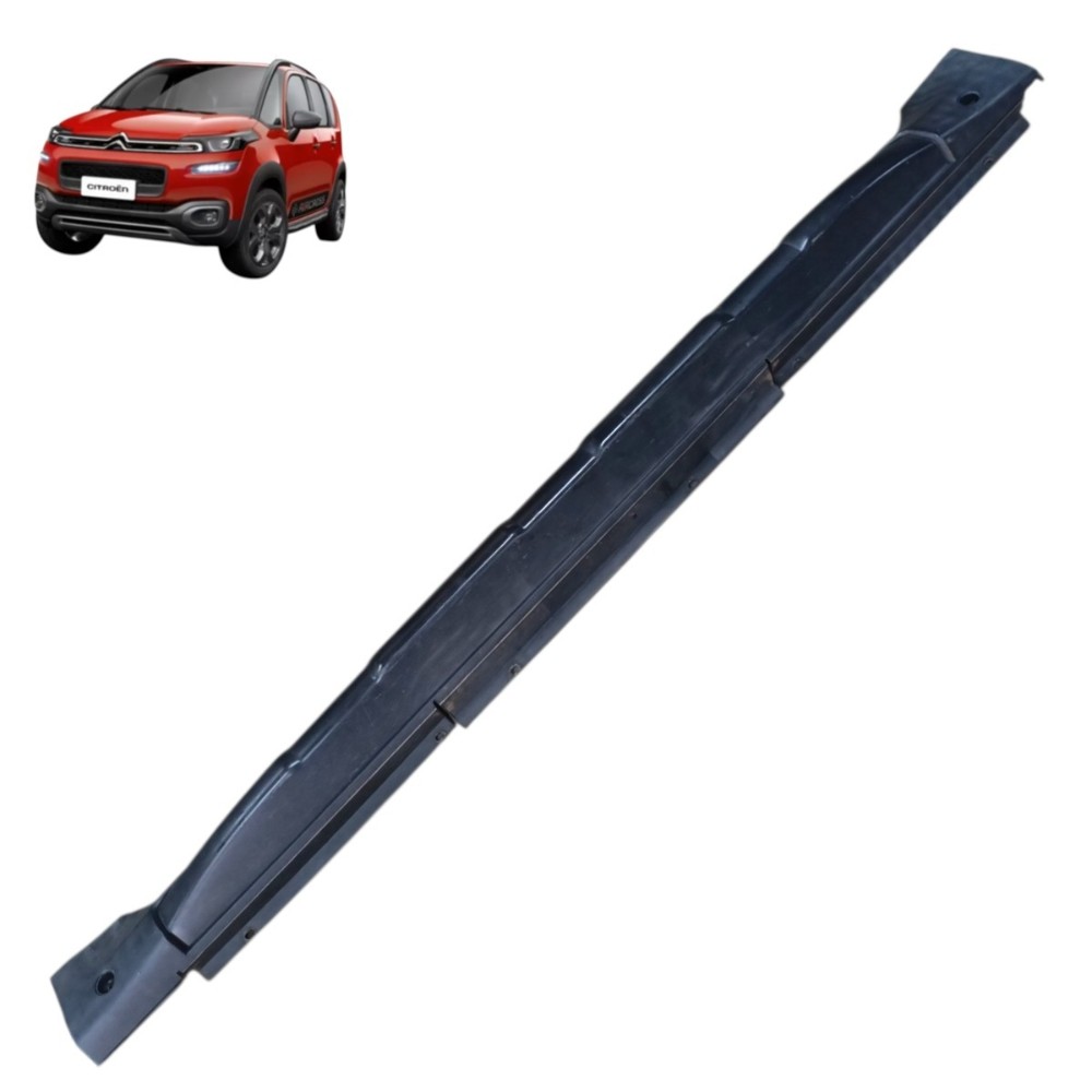 Spoiler Saia Lateral Esquerda Citroen Aircross 2017 2018 19 Preto