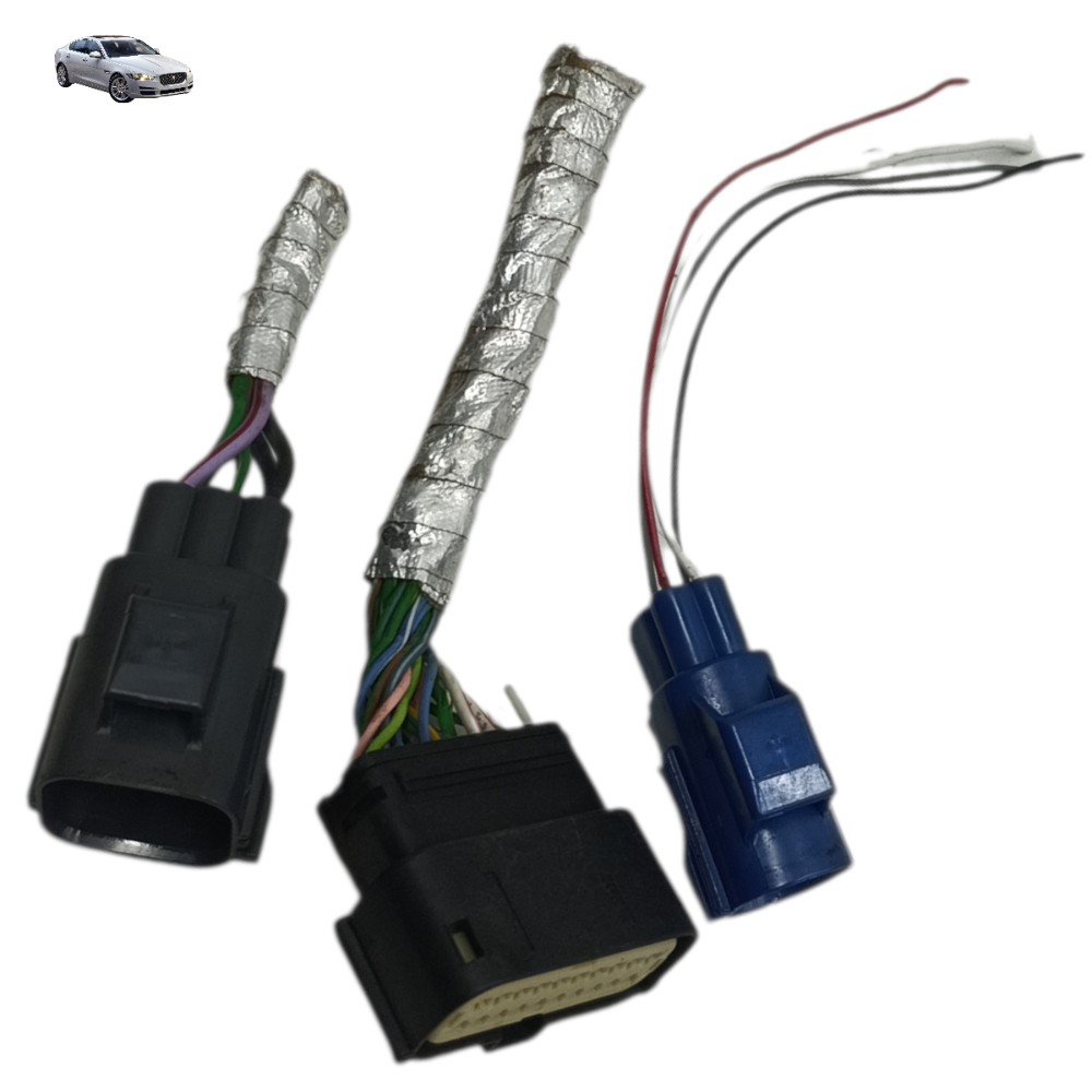 Jogo plug conector chicote câmbio jaguar xe 2.0 P250 2018 19 1