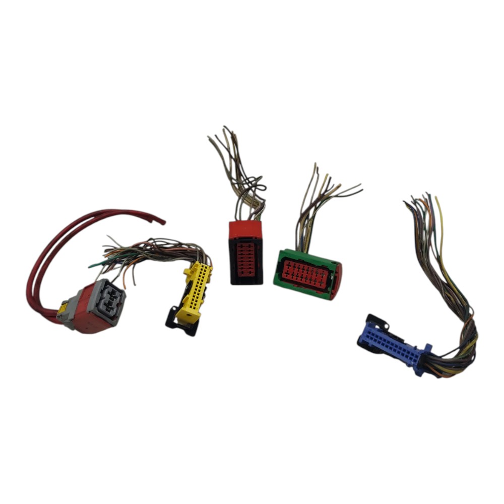 Jogo plug conector módulo Bsi Peugeot 206 1.4 gasolina 2001 4