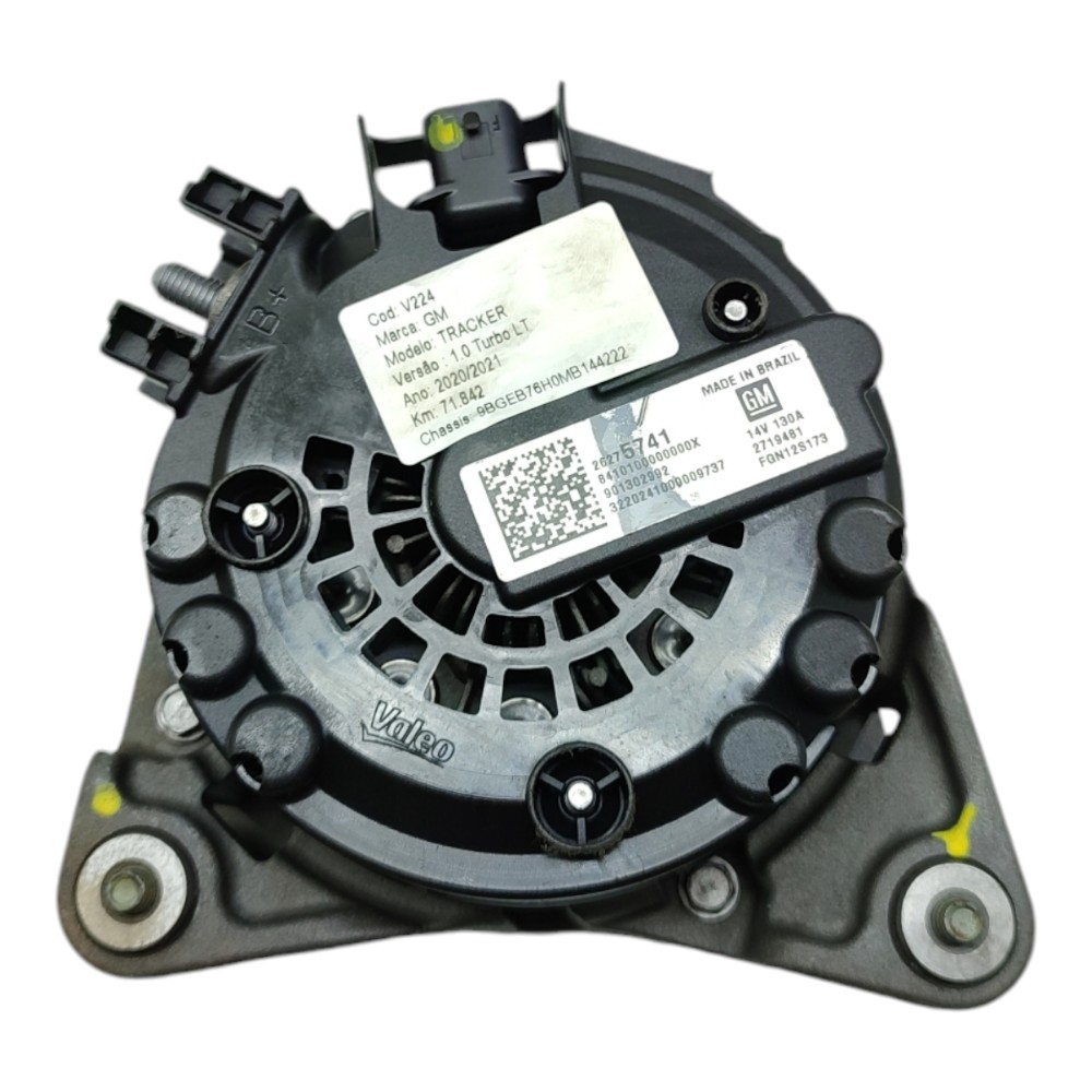 Alternador Gm Tracker Onix 1.0 3cc 2020 2021 2022 2023 2024 1