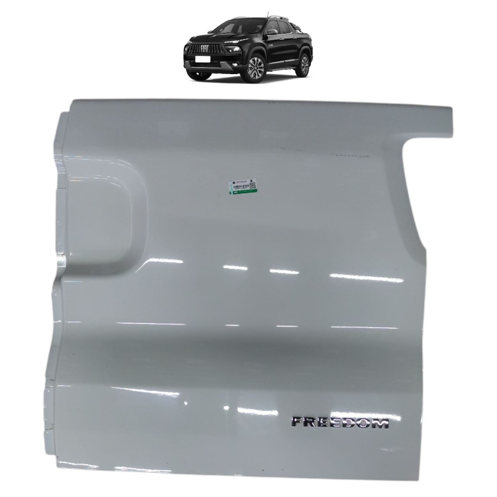 Tampa Traseira Lado Direito Fiat Toro 2017 2018 2019 2020 21 – Branca 1