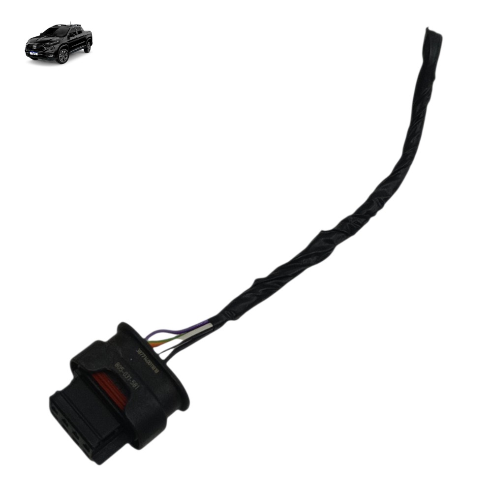Plug fechadura porta dianteira esquerda Fiat toro 2025 2024 1