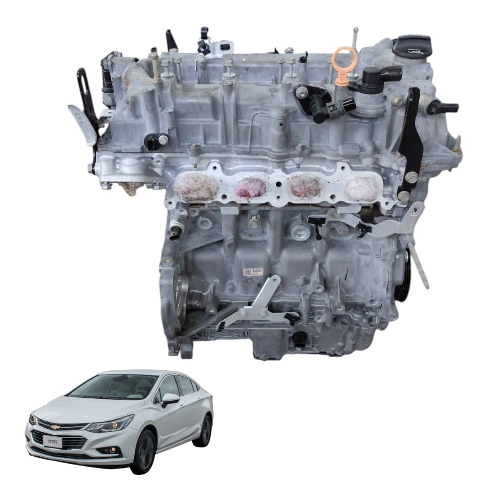 Motor parcial GM Cruze Tracker 1.4 Turbo 2019 2018 2017 2016