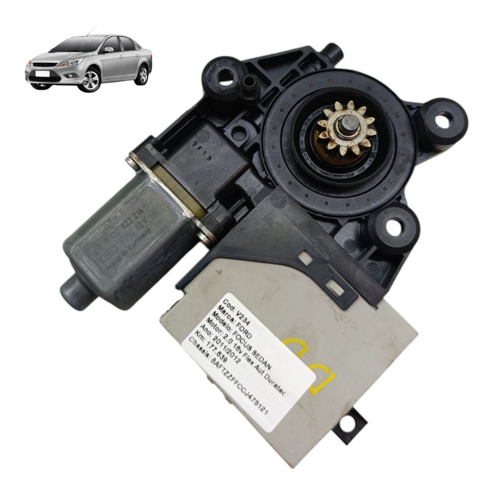 Motor Vidro Dianteiro Direito Ford Focus 2010 2011 2012 2013 1