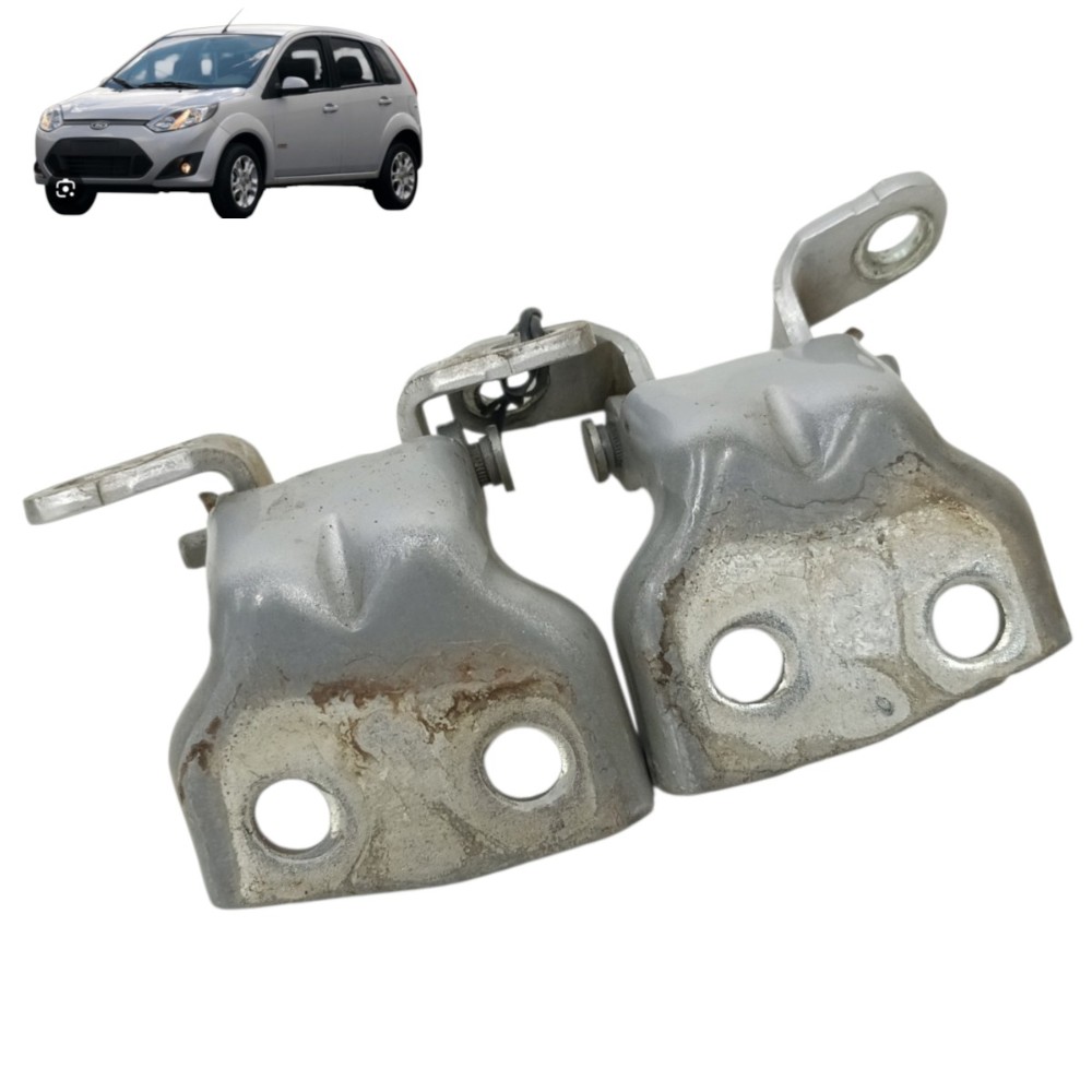 Par dobradiça porta dianteira esquerda Ford Fiesta 2007 2014