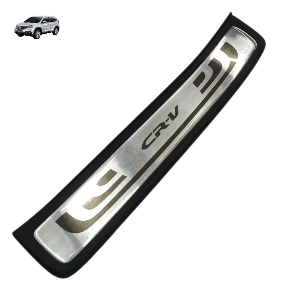 Soleira Traseira Esquerda Honda Crv 2016 2015 2014 2013 12 Prata 1