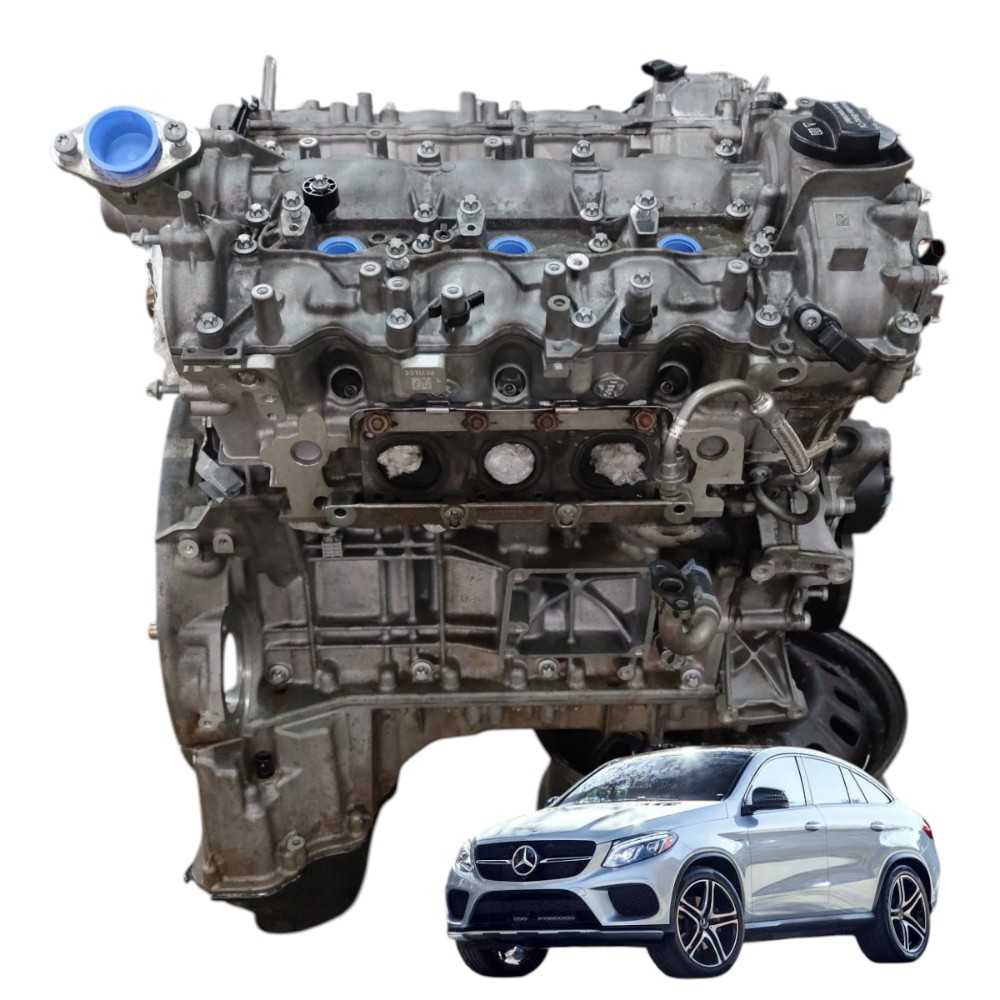Motor Parcial Mercedes Gle 43 Amg 3.0 V6 Biturbo 2017 2018 1